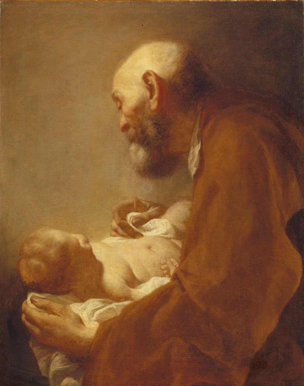 Saint Simon with the Christ Child by Giuseppe Angeli