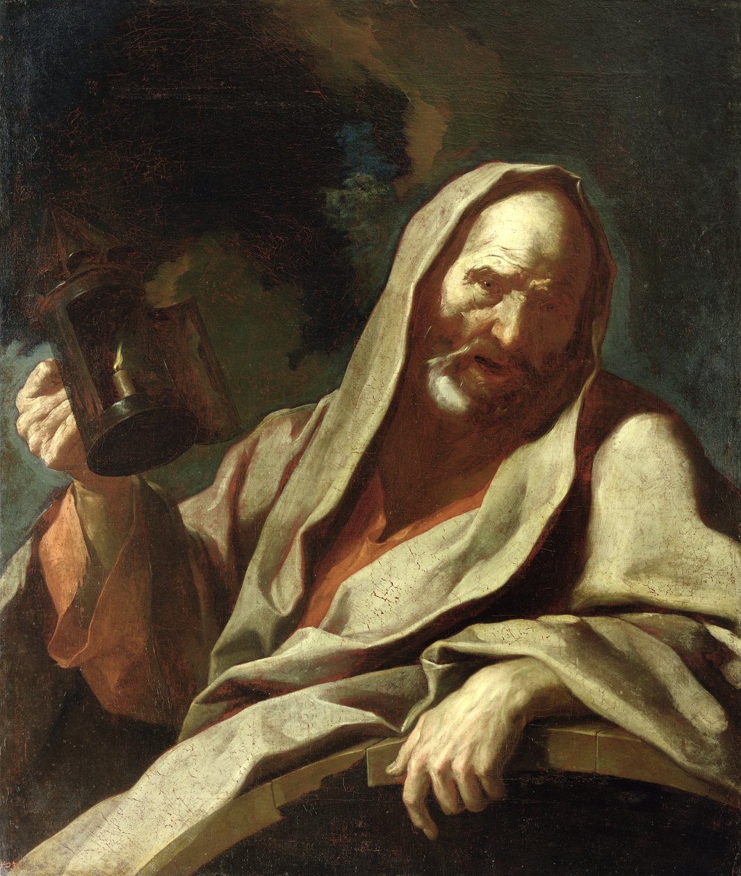 Diogenes with his Lantern by Giuseppe Antonio Petrini