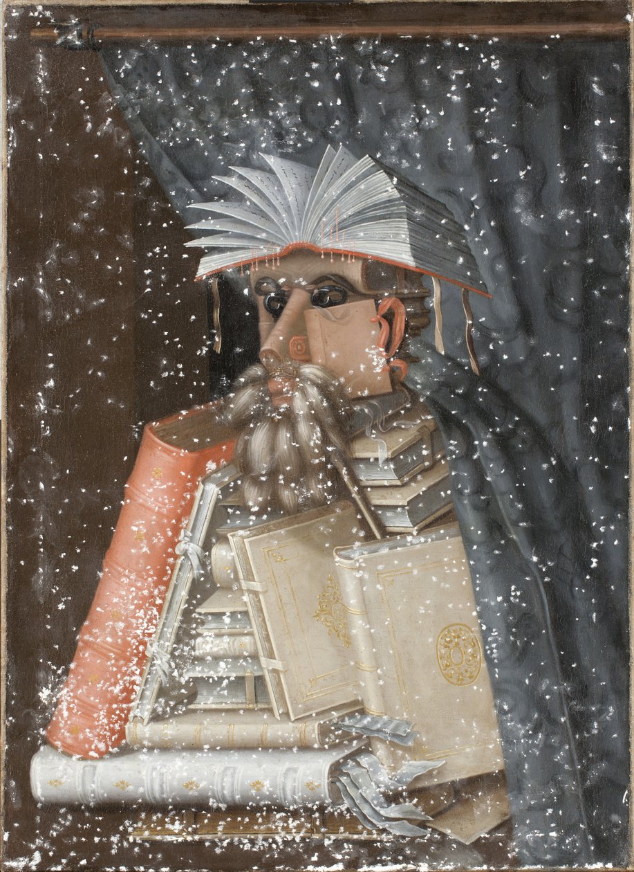 The Librarian by Giuseppe Arcimboldo