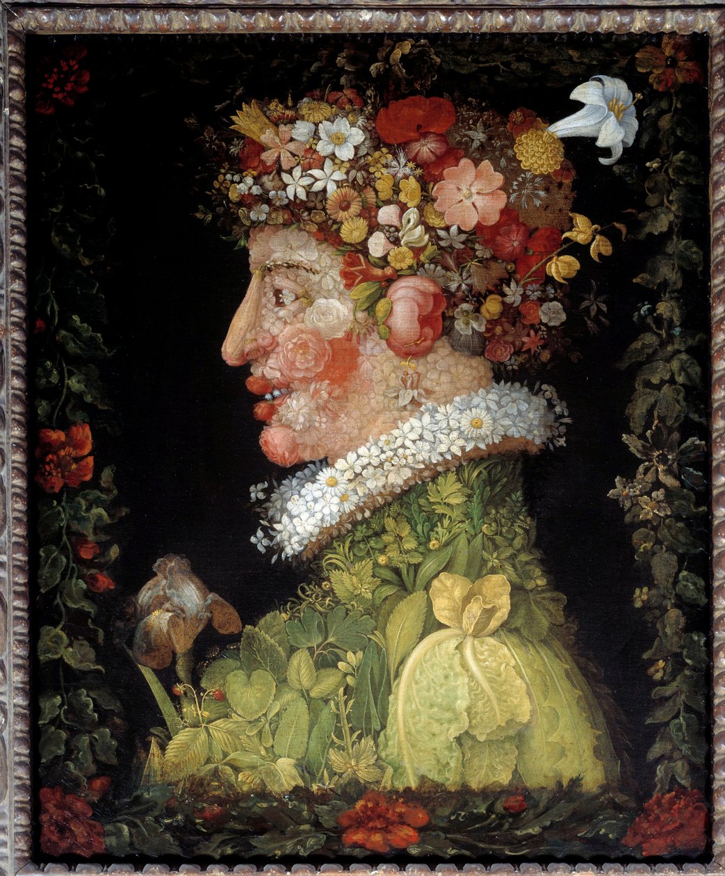 LOQI Borsa Da Spiaggia Pieghevole Museum Spring Arcimboldo - 20 Litri, 50 Cm, Resistente All'acqua, Certificata Oeko-Tex - 3
