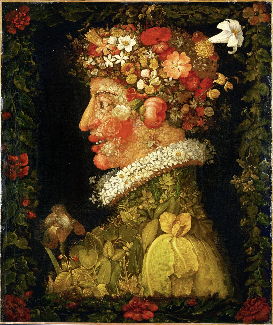Spring, allegory by Giuseppe Arcimboldo