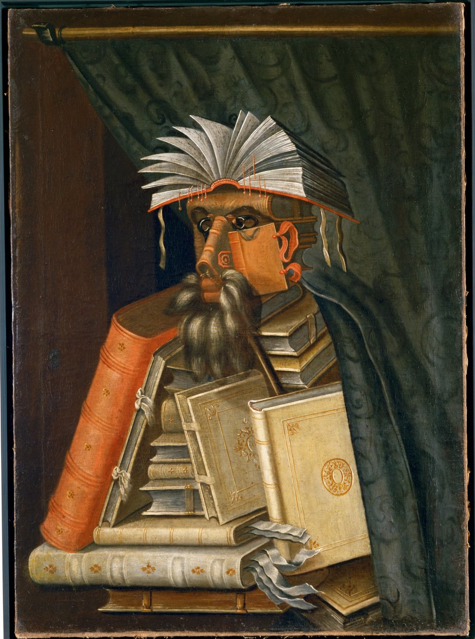 The Librarian by Giuseppe Arcimboldo