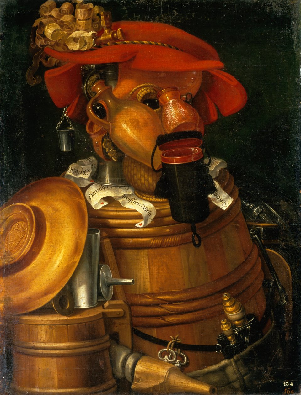 The Waiter by Giuseppe Arcimboldo
