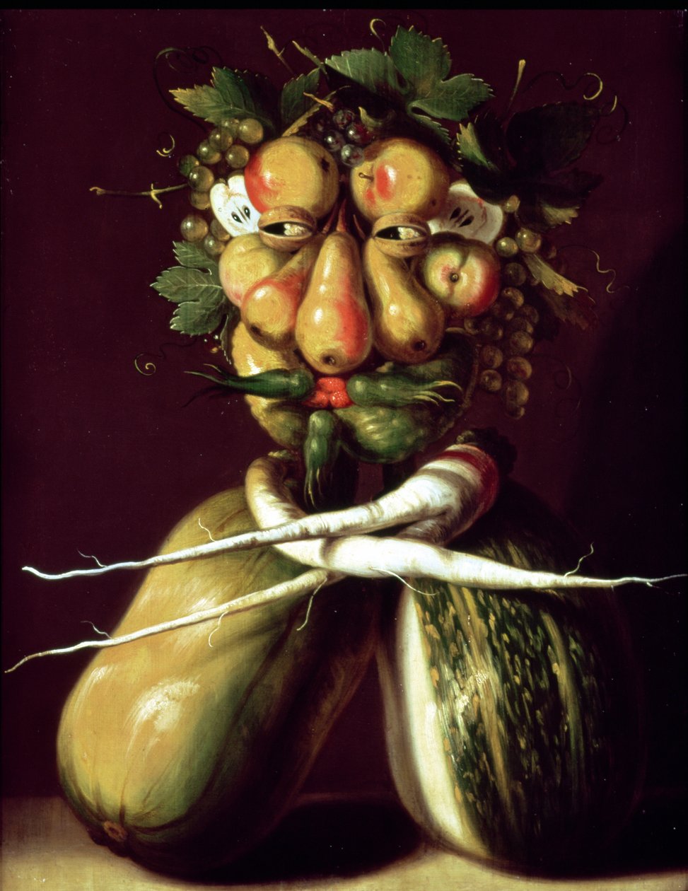 Whimsical Portrait by Giuseppe Arcimboldo