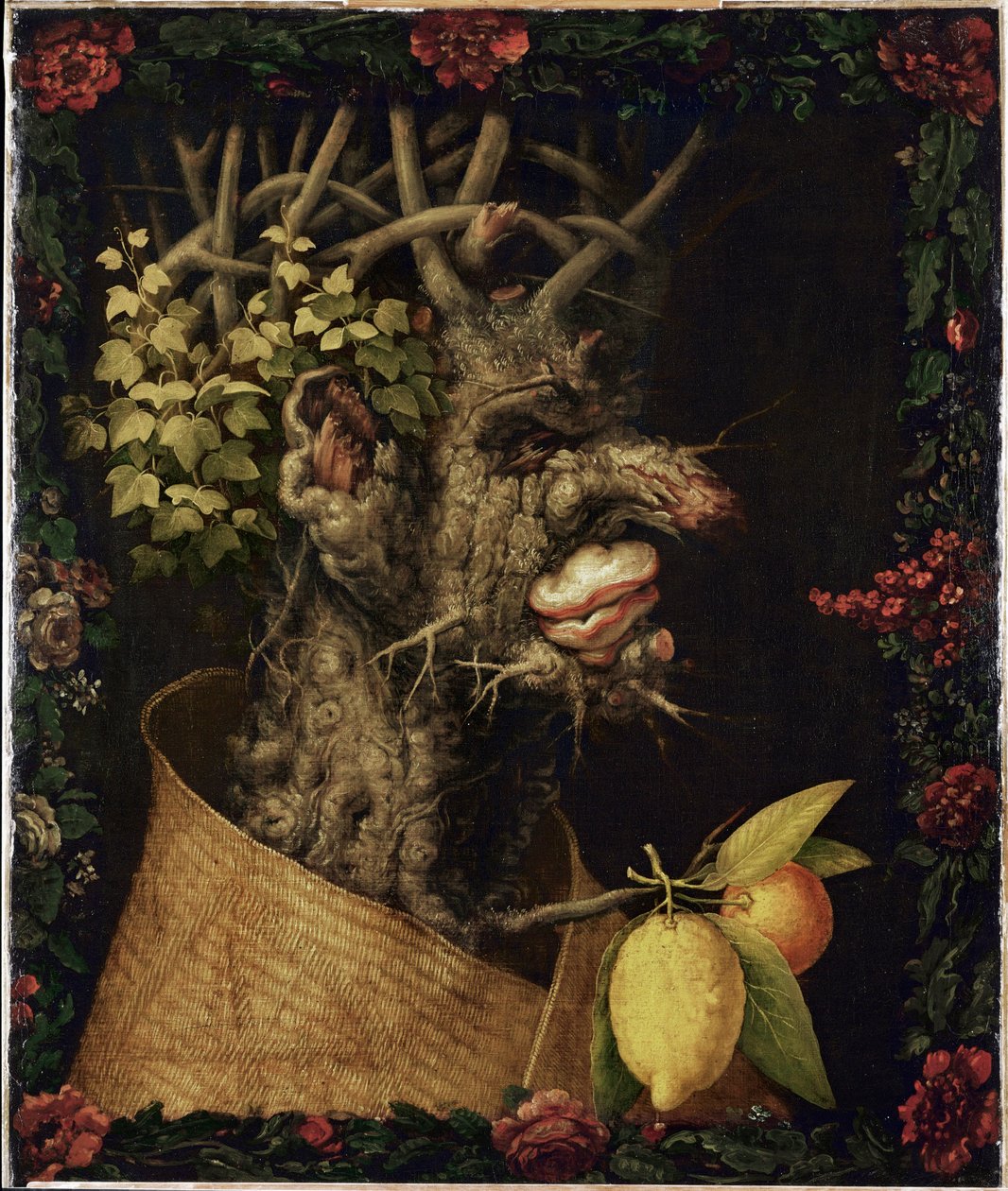 Winter, allegory by Giuseppe Arcimboldo