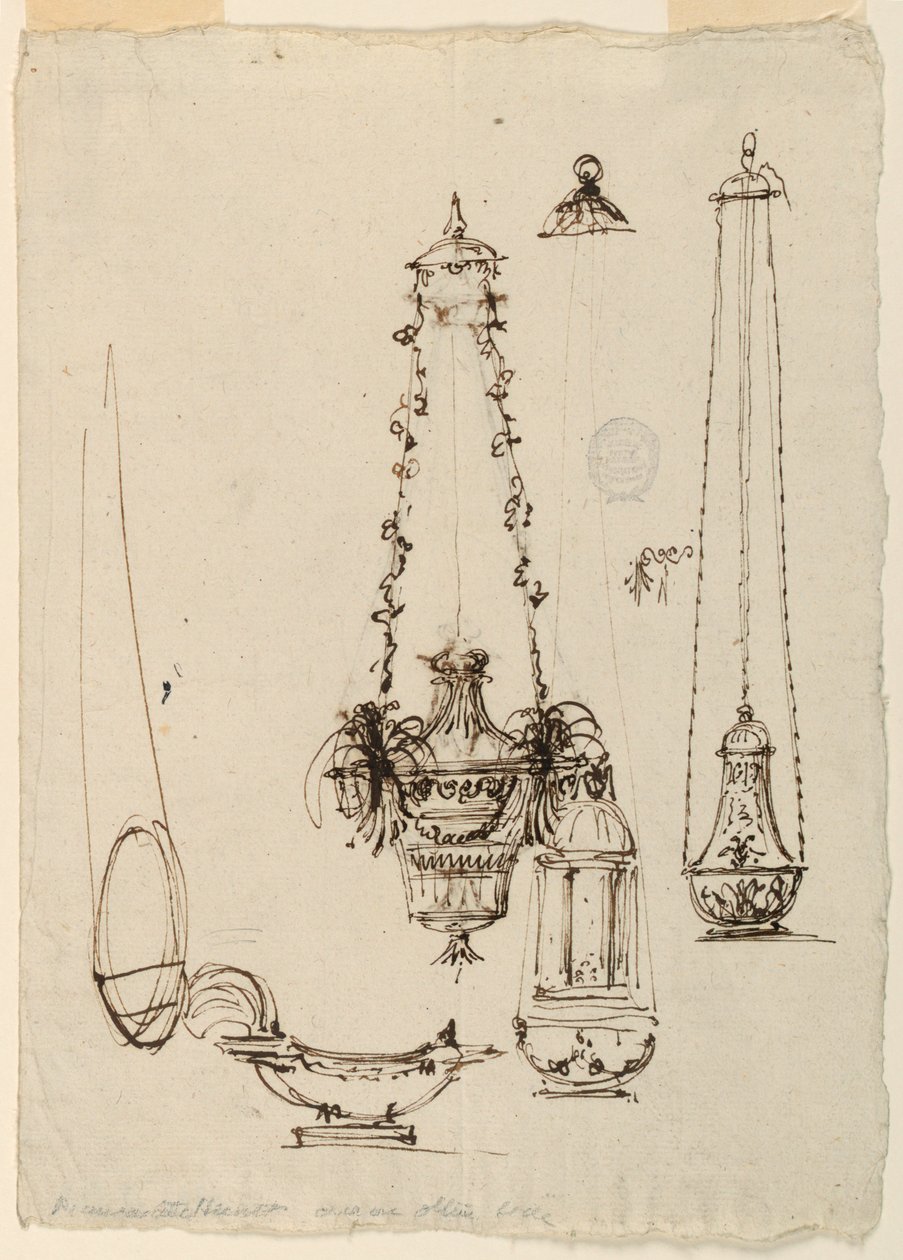Altar Lamps, Censers, Incense Boat by Giuseppe Barberi