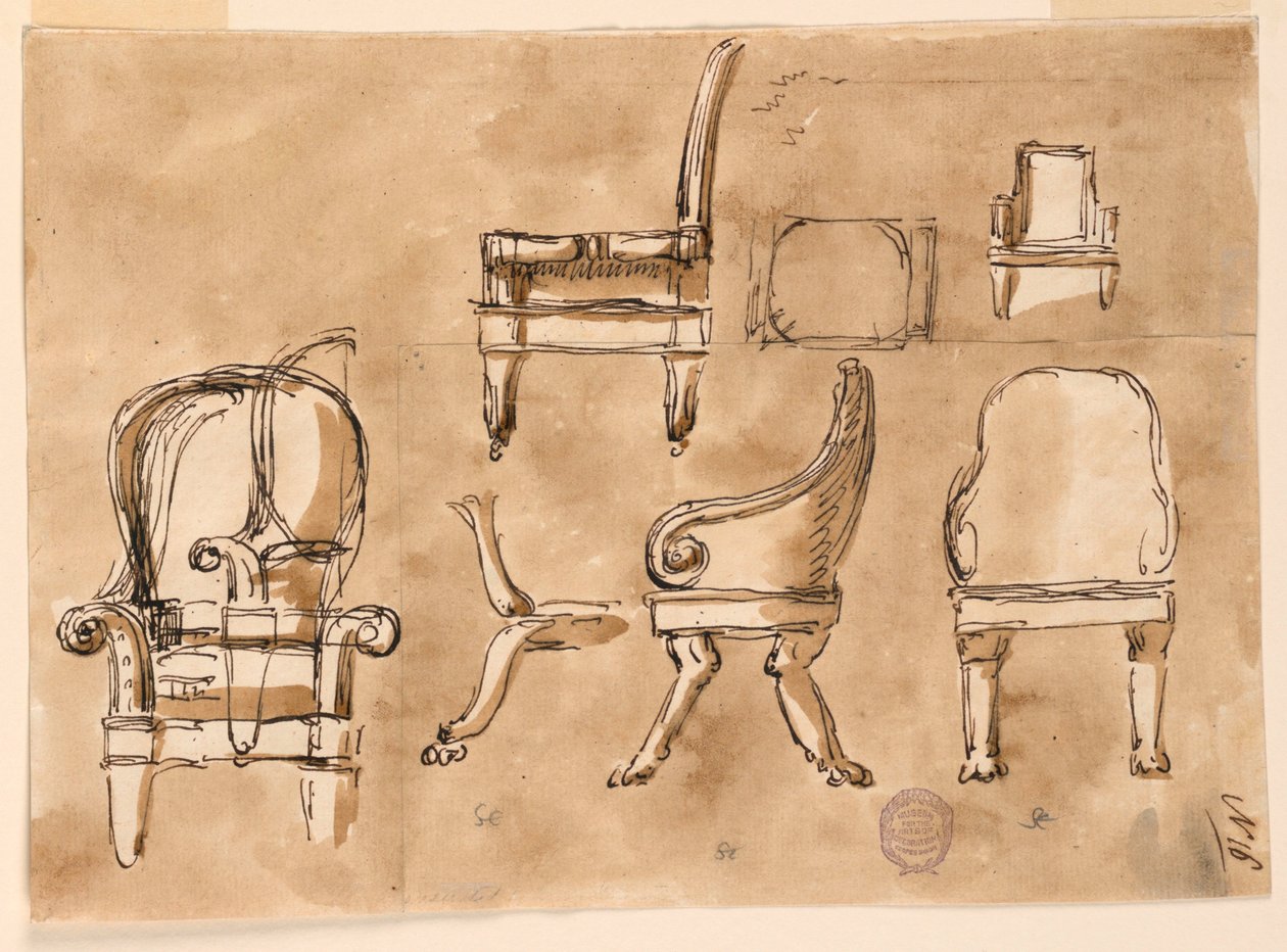 Chairs by Giuseppe Barberi