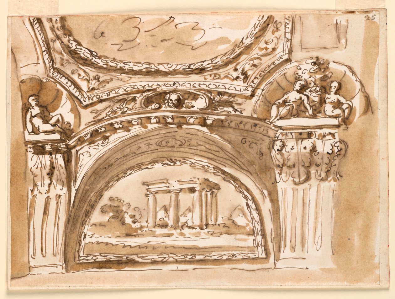 Design for Ceiling Decoration by Giuseppe Barberi