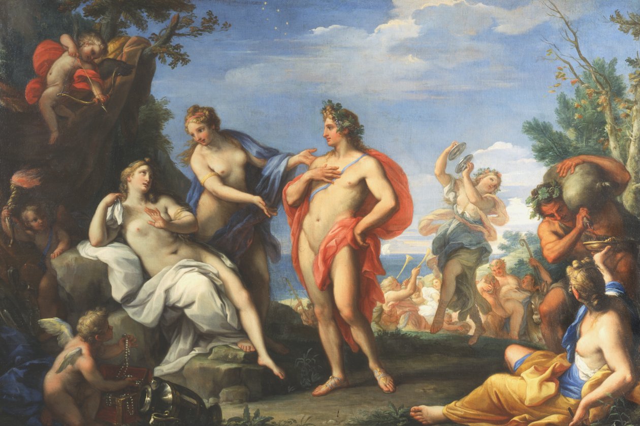 Bacchus and Ariadne by Giuseppe Bartolomeo Chiari