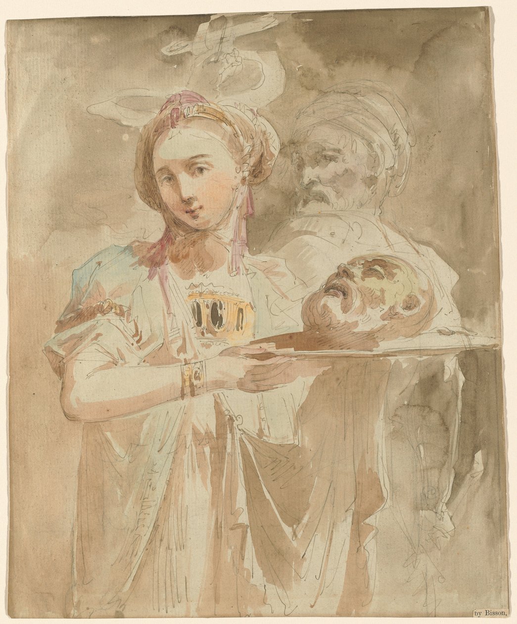 Salome with the Head of Saint John the Baptist by Giuseppe Bernardino Bison