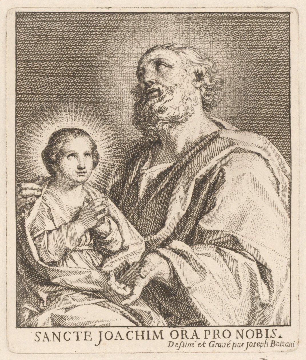 Saint Joachim and the Infant Virgin Mary by Giuseppe Bottani