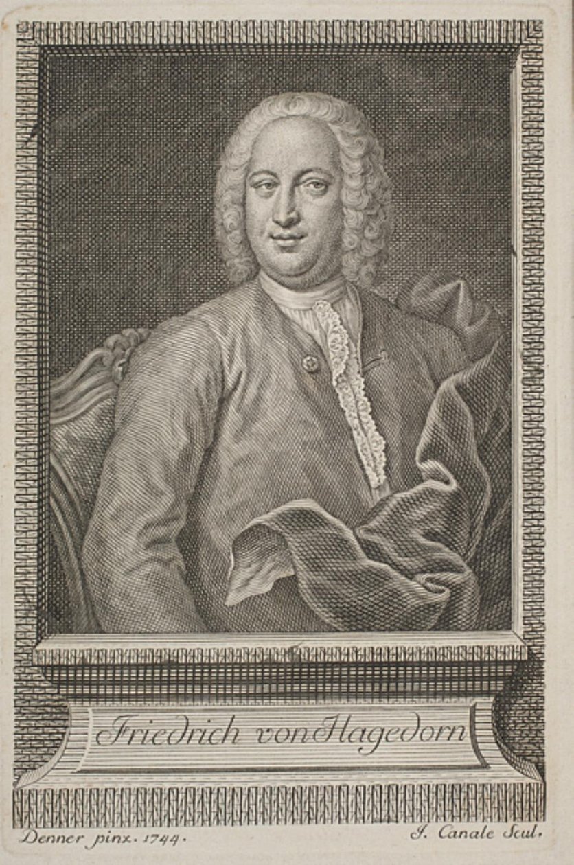 Friedrich von Hagedorn by Giuseppe Canale