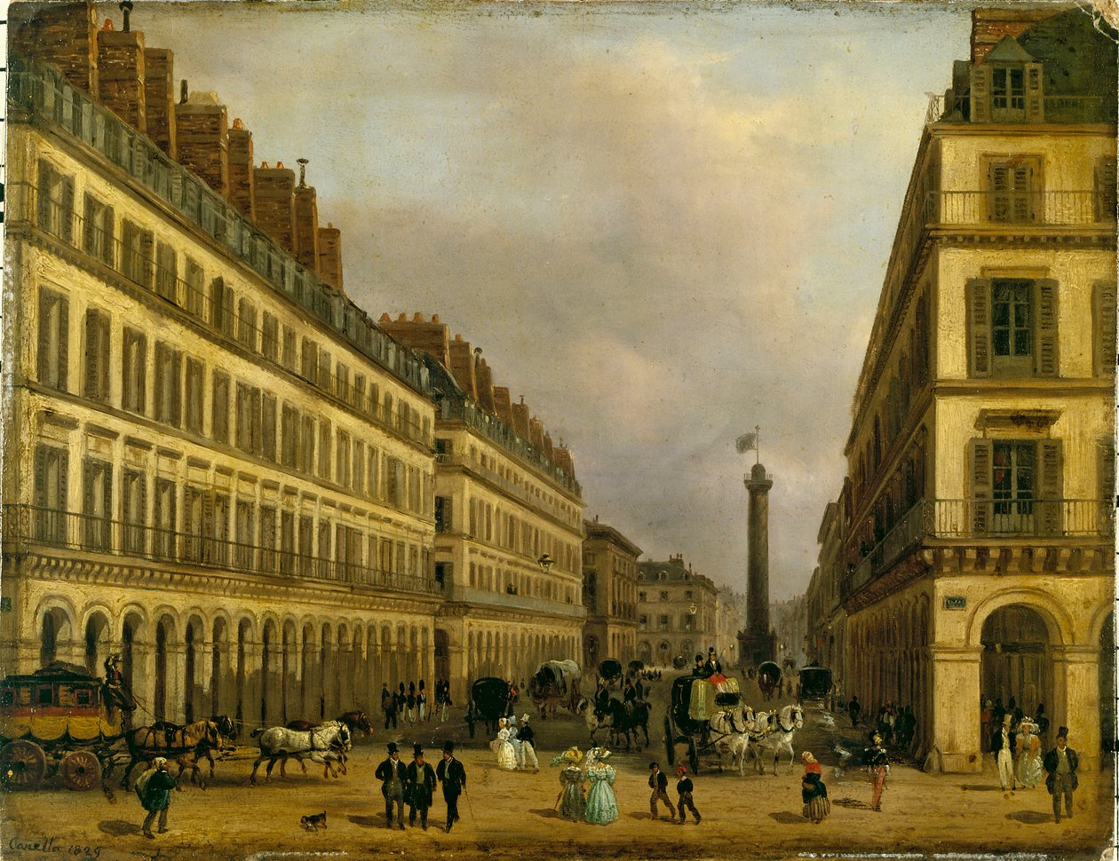 The Street of Castiglione by Giuseppe Canella