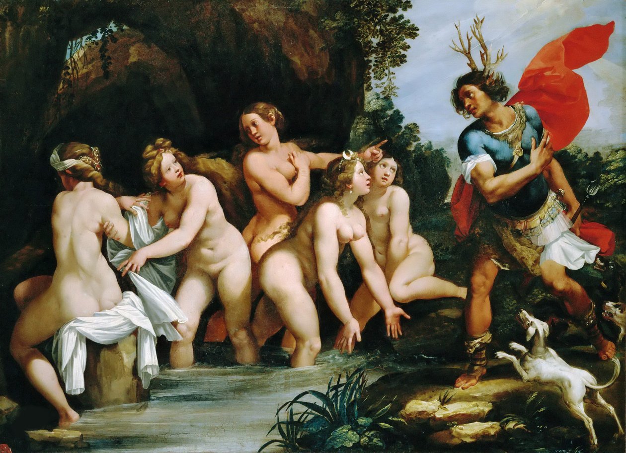 Diana and Actaeon, ca 1600-1603 by Giuseppe Cesari
