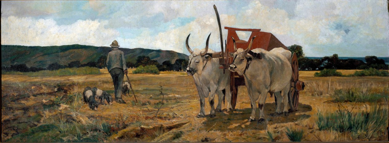 Landscape in Maremma by Giuseppe Fattori