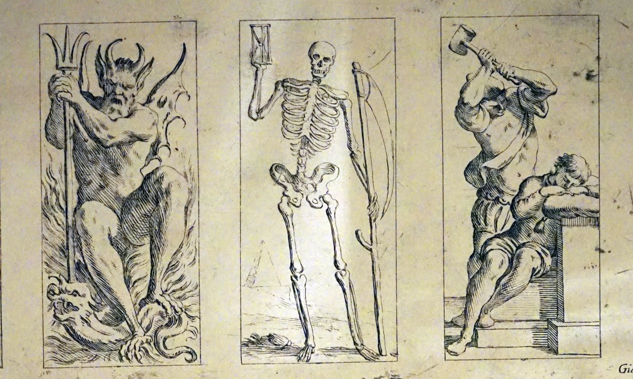 17th Century tarot cards by Giuseppe Maria Mitelli