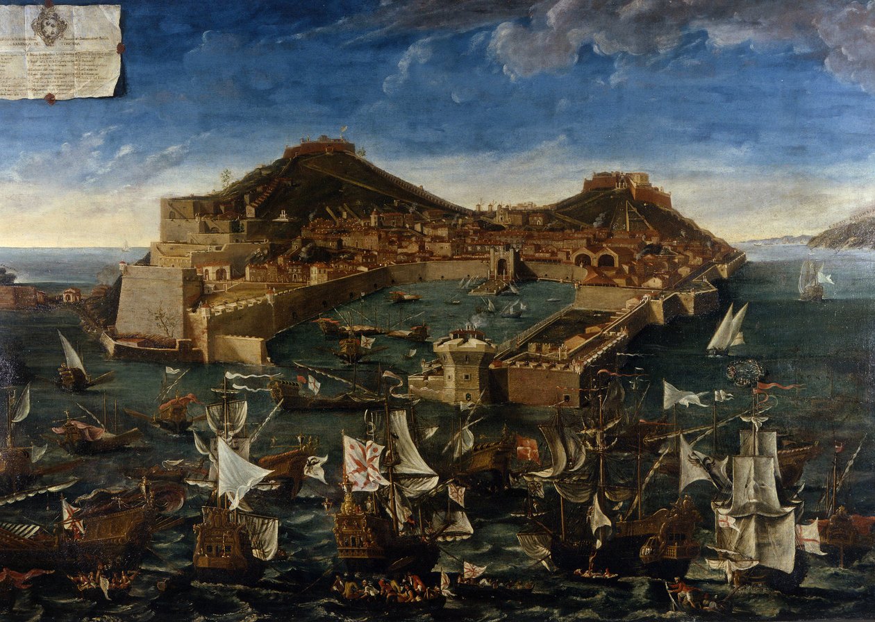 Porto Ferraio (Elba) by Giuseppe Maria Terreni