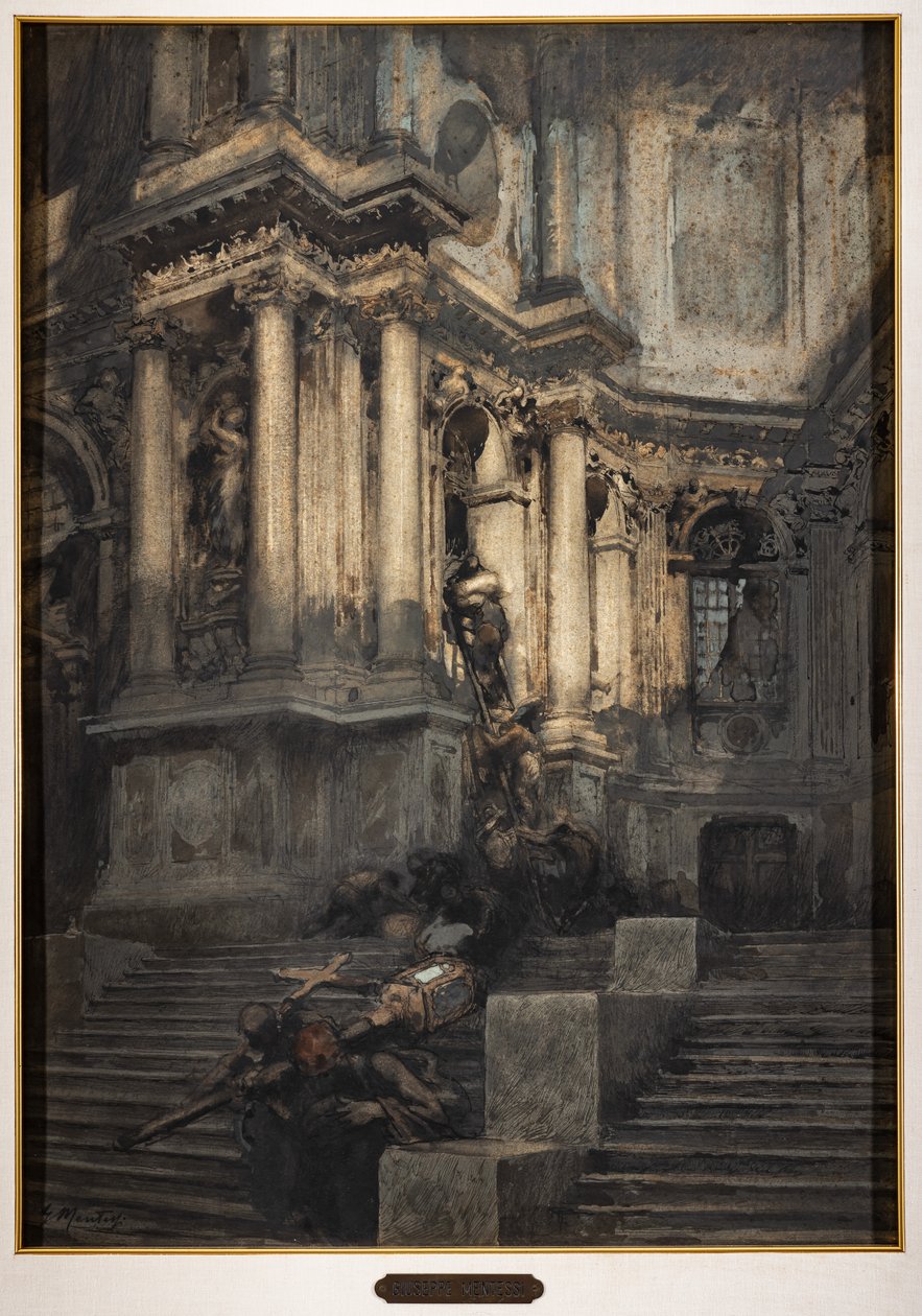 In the Cathedral by Giuseppe Mentessi