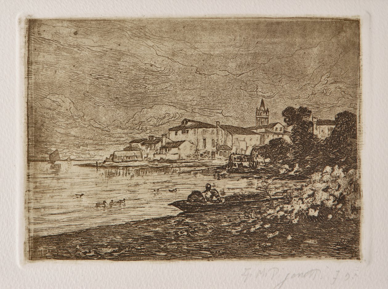 Venetian Lagoon by Giuseppe Miti Zanetti