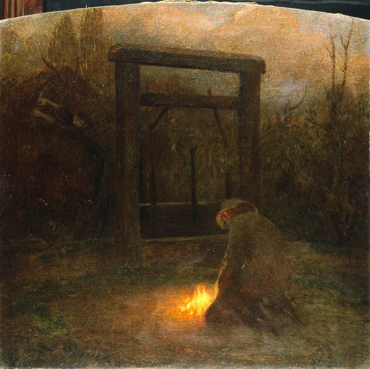 Love of life, right panel by Giuseppe Pellizza da Volpedo