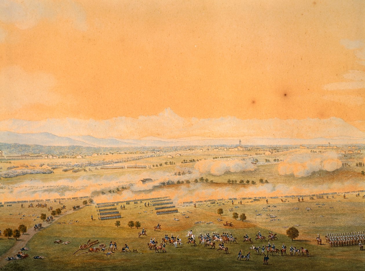 Battle of Marengo, June 14 by Giuseppe Pietro Bagetti