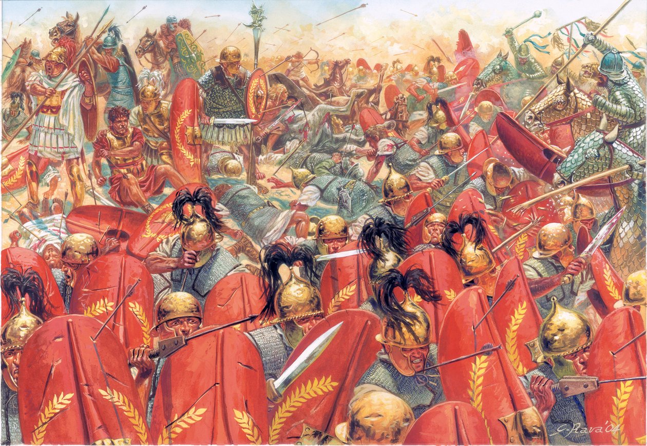 Battle of Carrhae by Giuseppe Rava