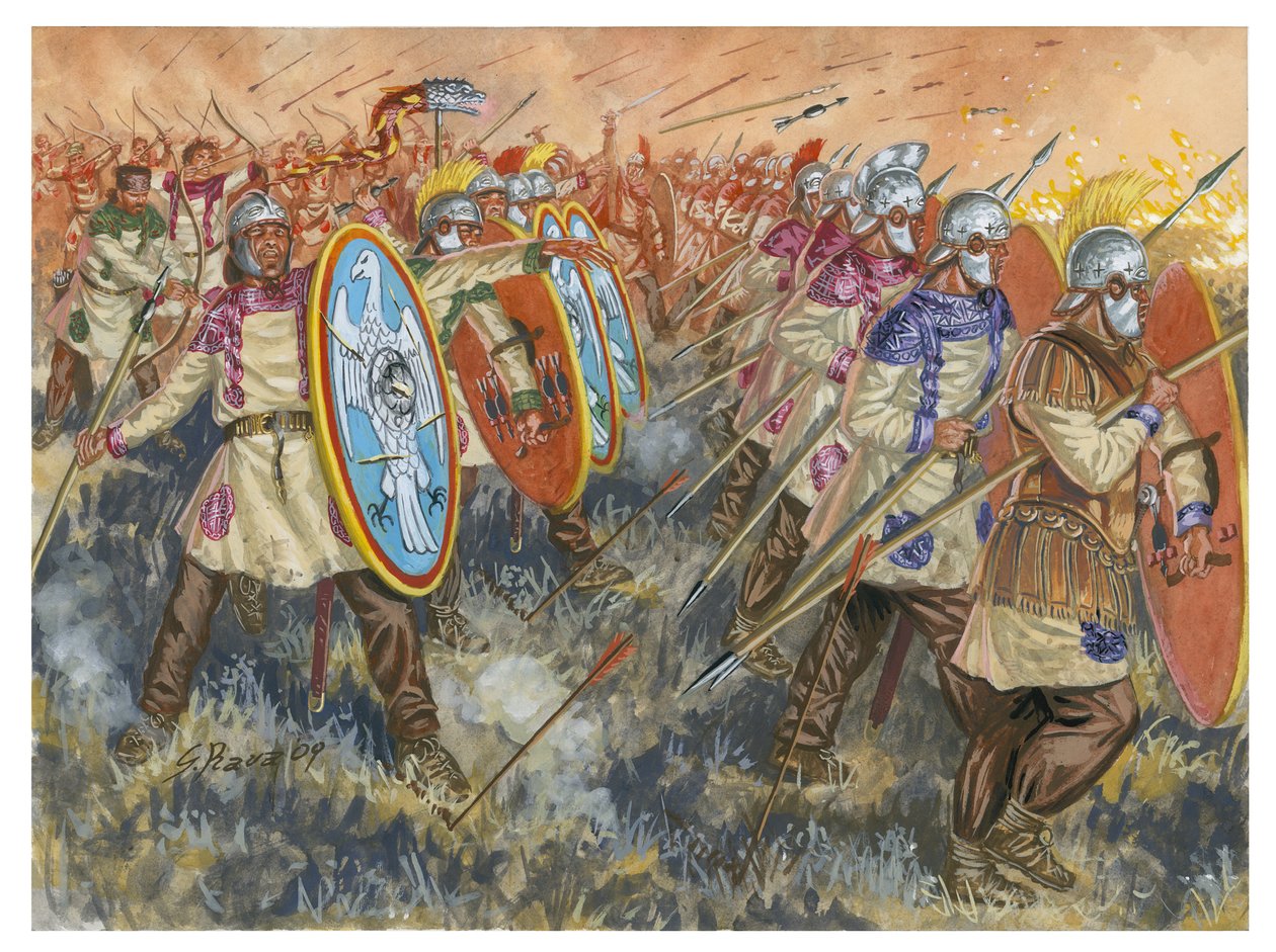 Battle of Adrianople by Giuseppe Rava