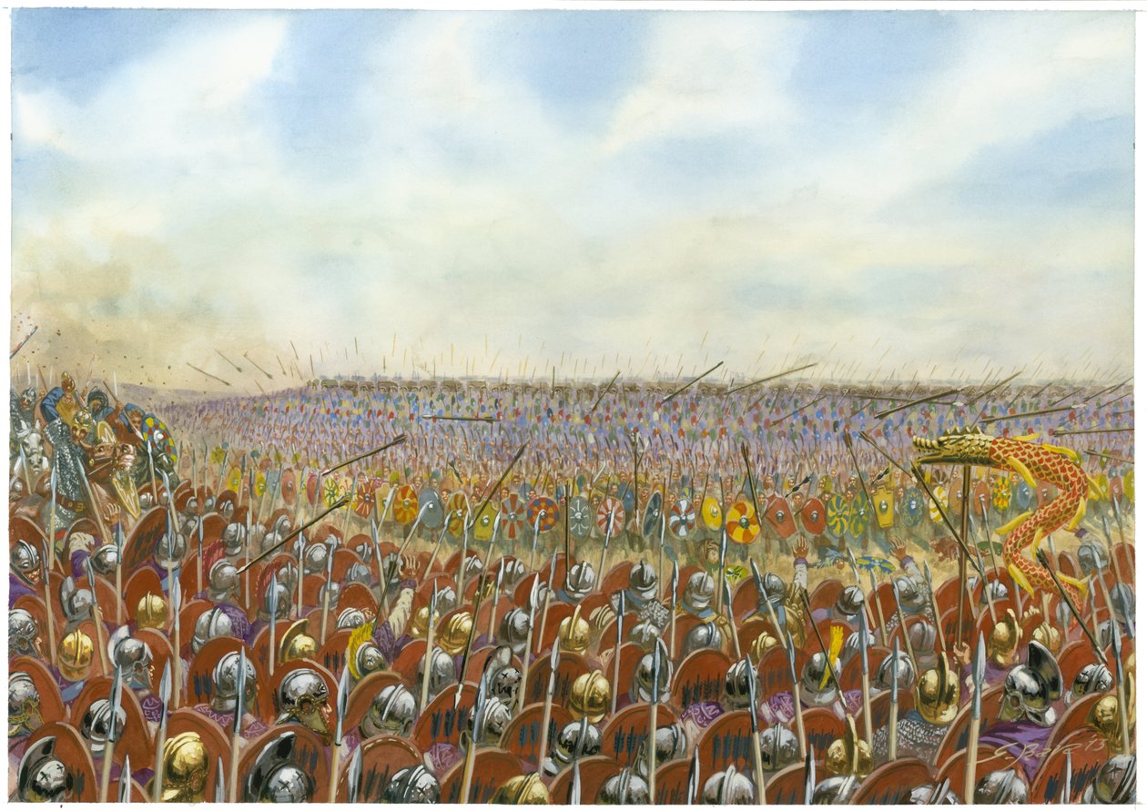 Battle of Adrianople by Giuseppe Rava