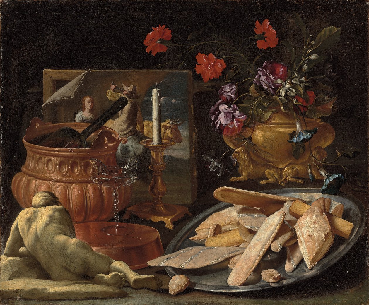 Allegory of the Five Senses by Giuseppe Recco