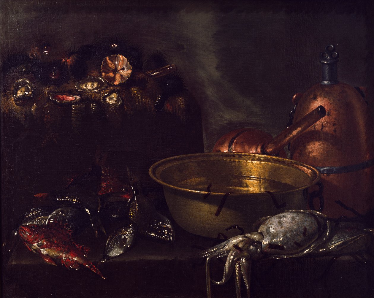 Still Life with Fish by Giuseppe Recco