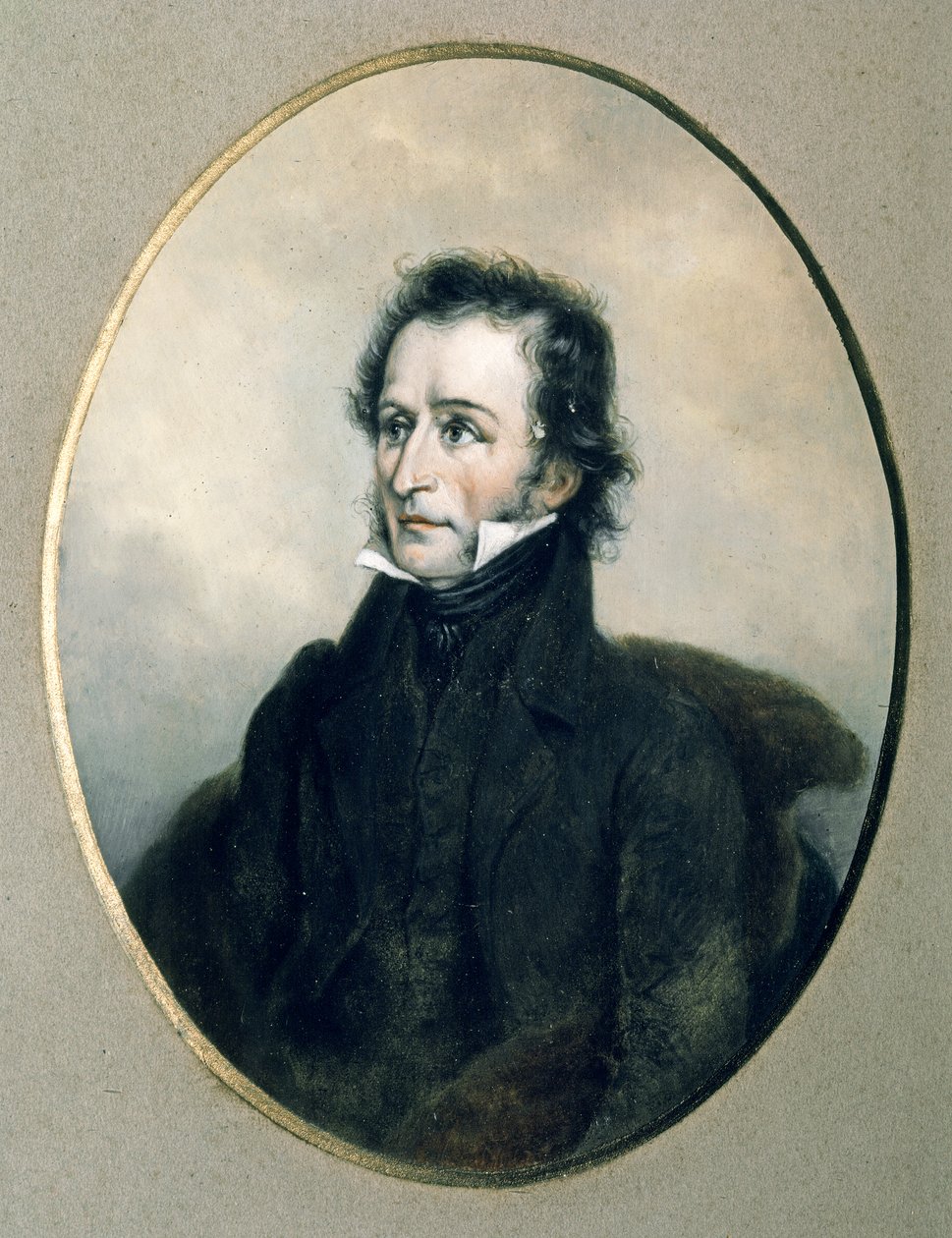 Portrait of Niccolo Paganini by Giuseppe Rossi