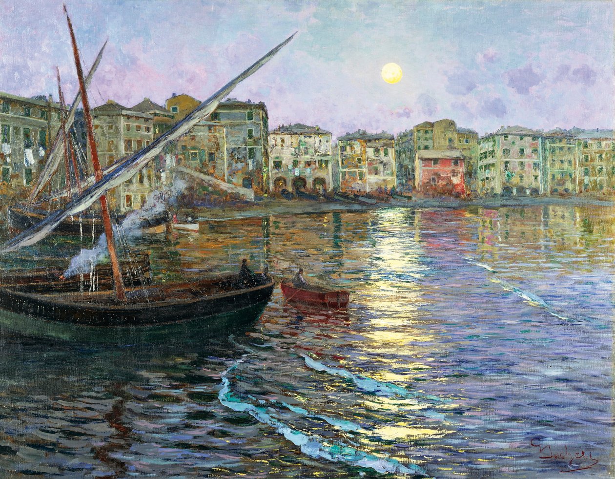 Lunar Poetry of Liguria by Giuseppe Sacheri