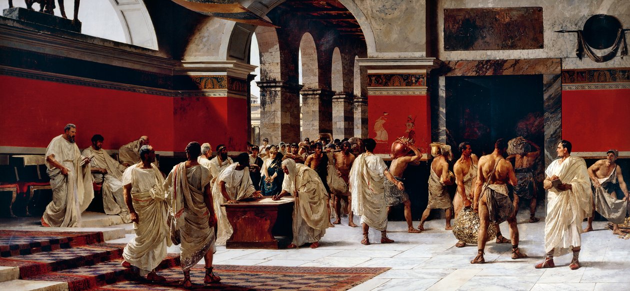 Restauratio Aerarii by Giuseppe Sciuti