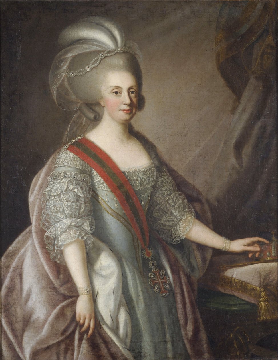 Queen Maria I of Portugal by Giuseppe Troni