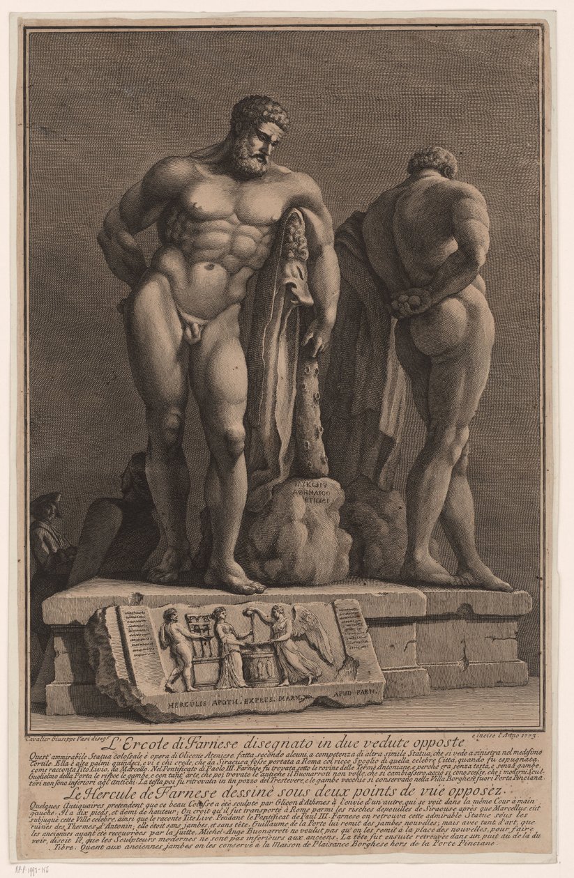Hercules Farnese by Giuseppe Vasi