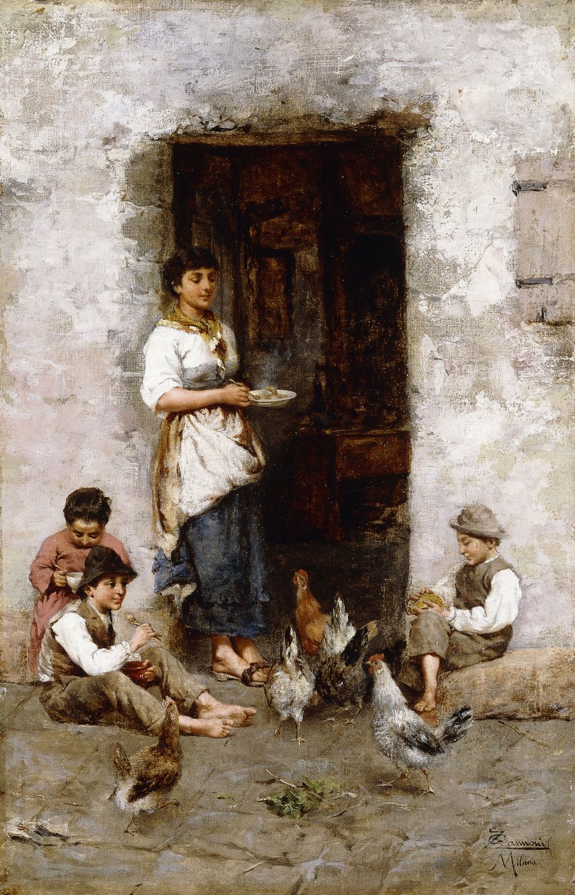 Mealtime by Giuseppe Zannoni