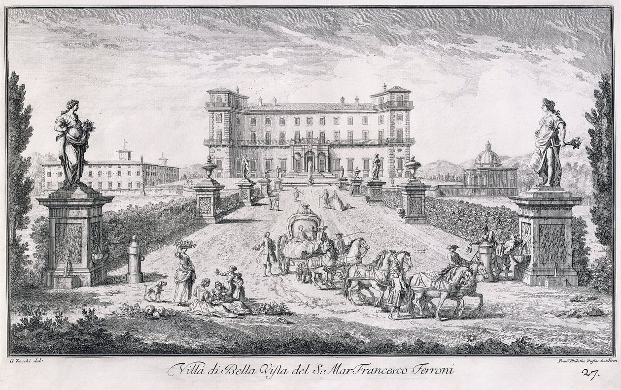 Villa di Bella Vista, Plate 27, from 