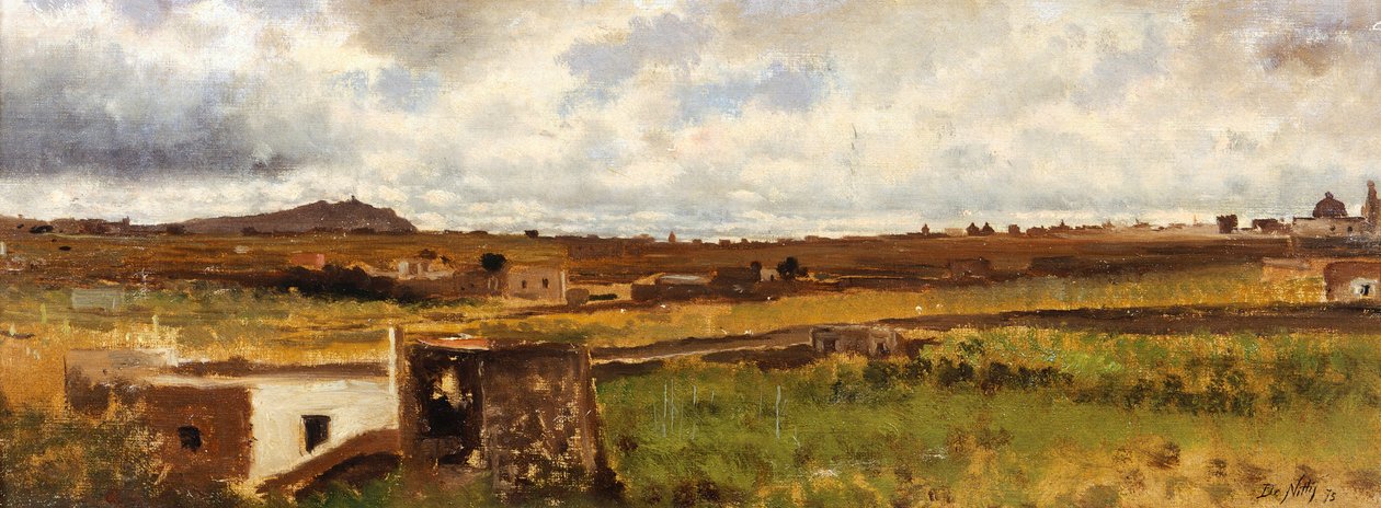 Landscape by Giuseppe or Joseph de Nittis