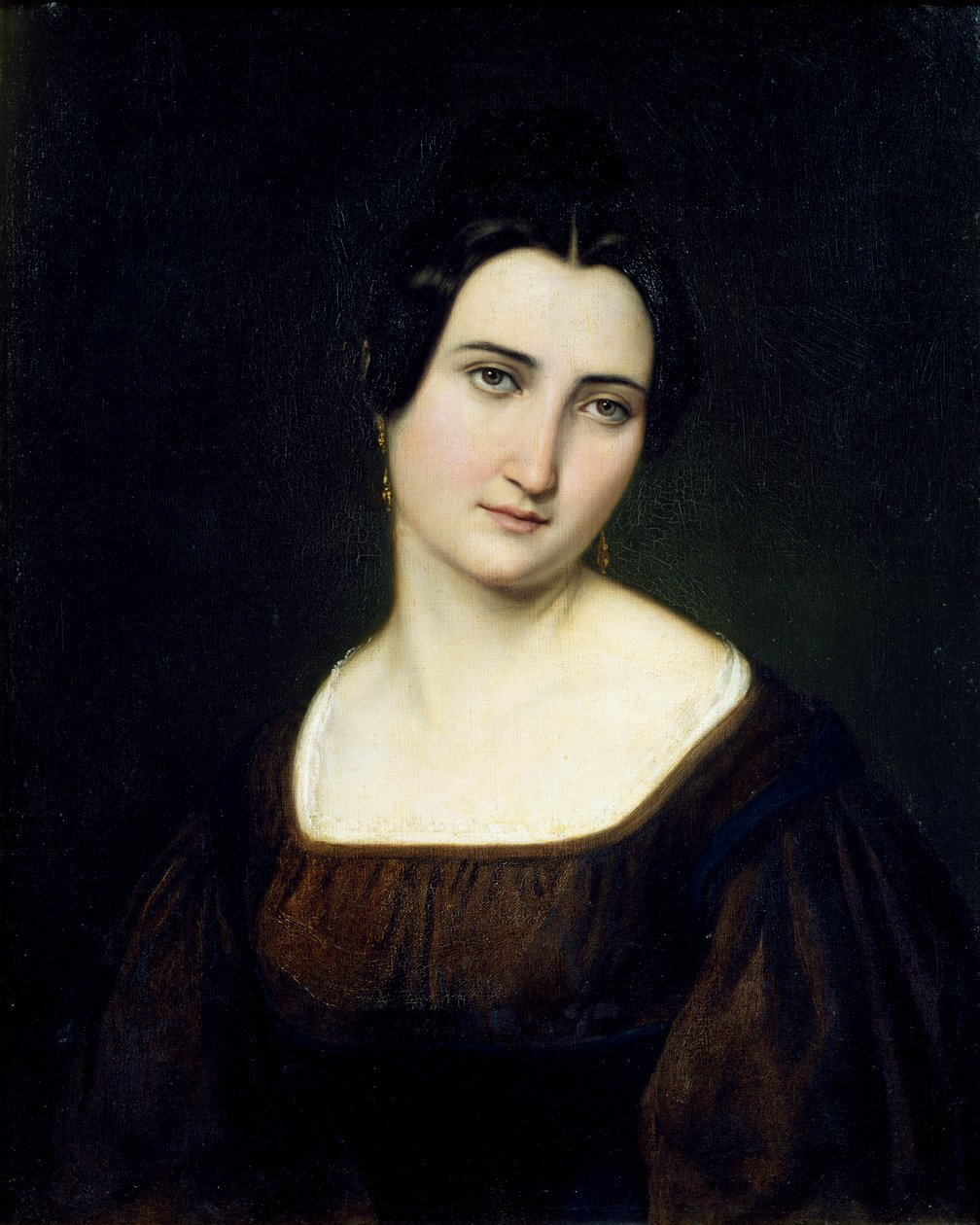 Ciociaran (Central Italian) woman by Giustiniano degli Avancini (1807-1843) by Giustiniano Degli Avancini