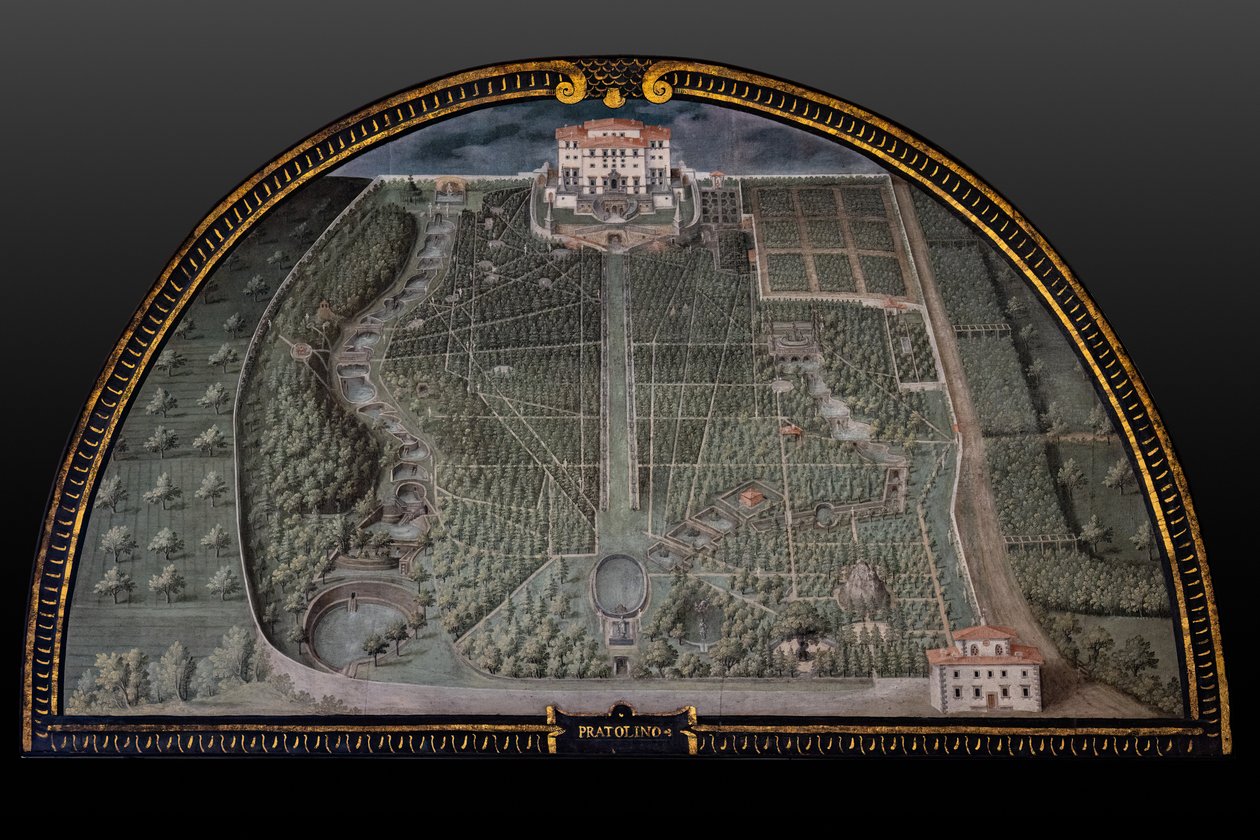Medici Villa of Pratolino by Giusto Utens