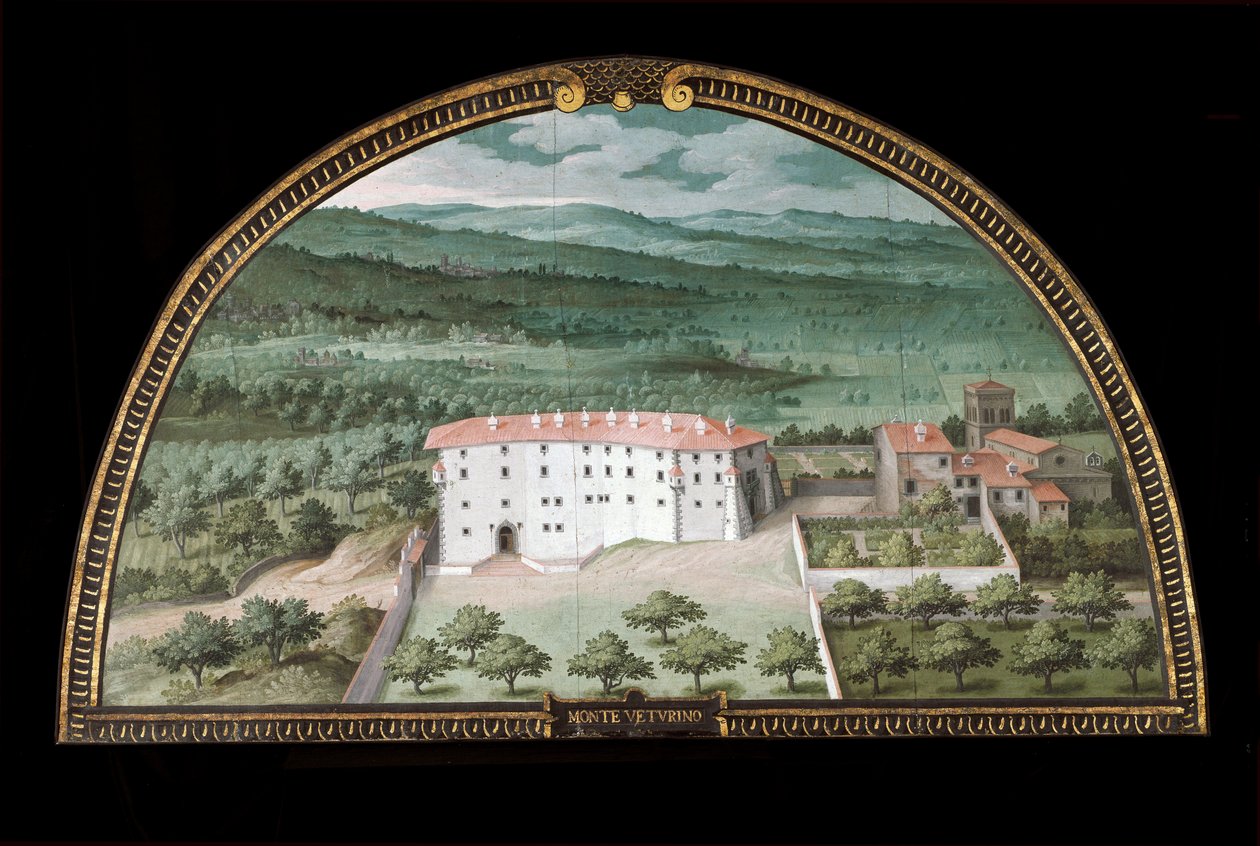View of Villa la Magia near Pistoia, Italy by Giusto Utens