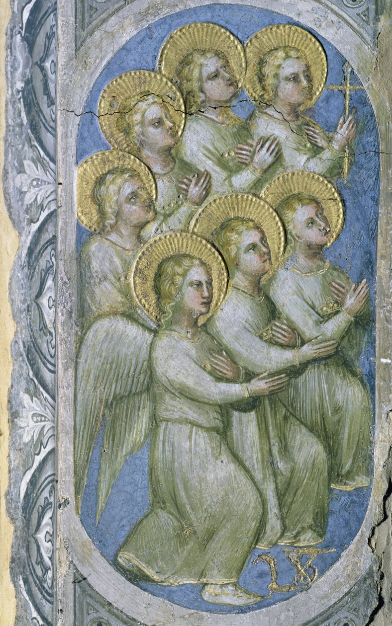 The Seven Angels of the Apocalypse Receive the Seven Flasks, 1360-70 by Giusto di Giovanni de Menabuoi