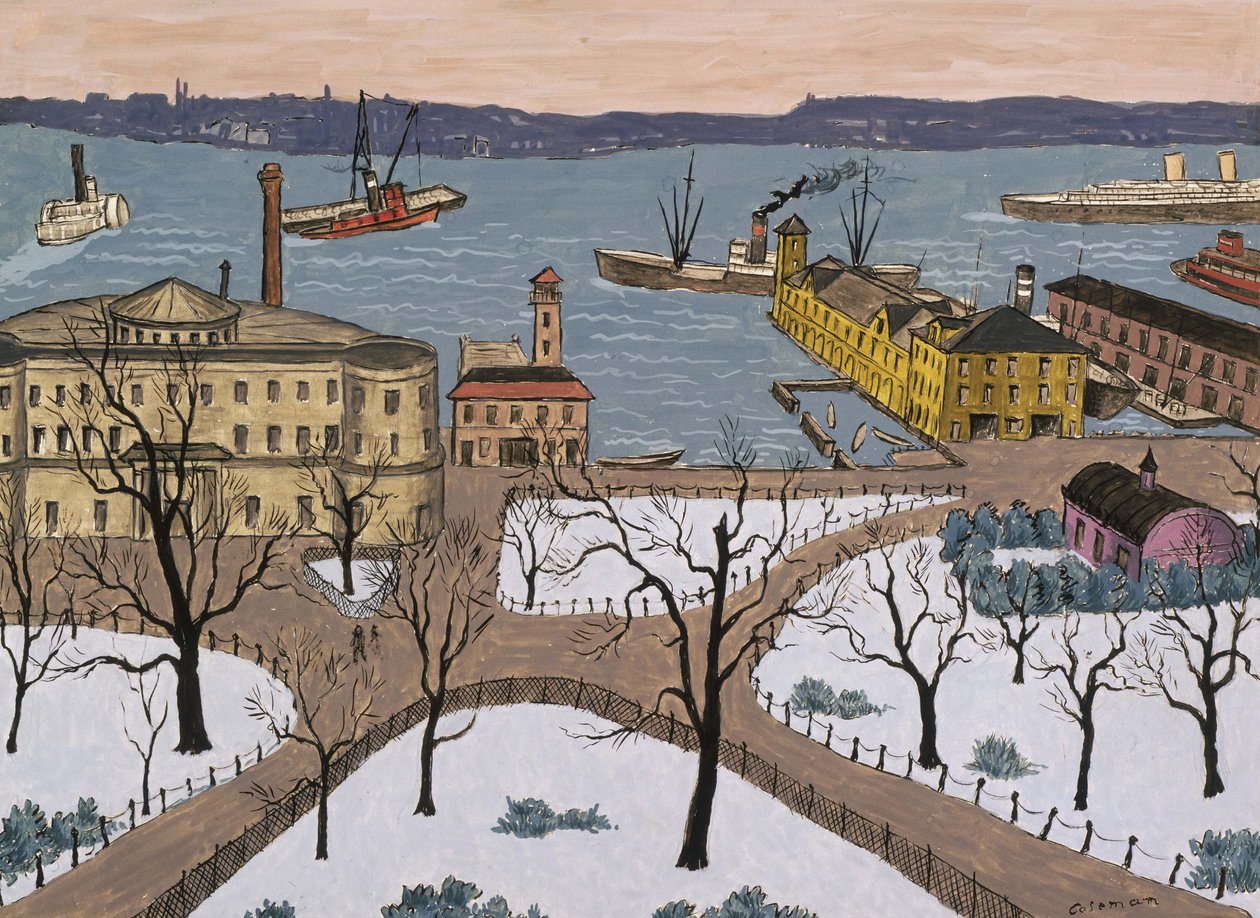 Battery Park by Glenn O Coleman