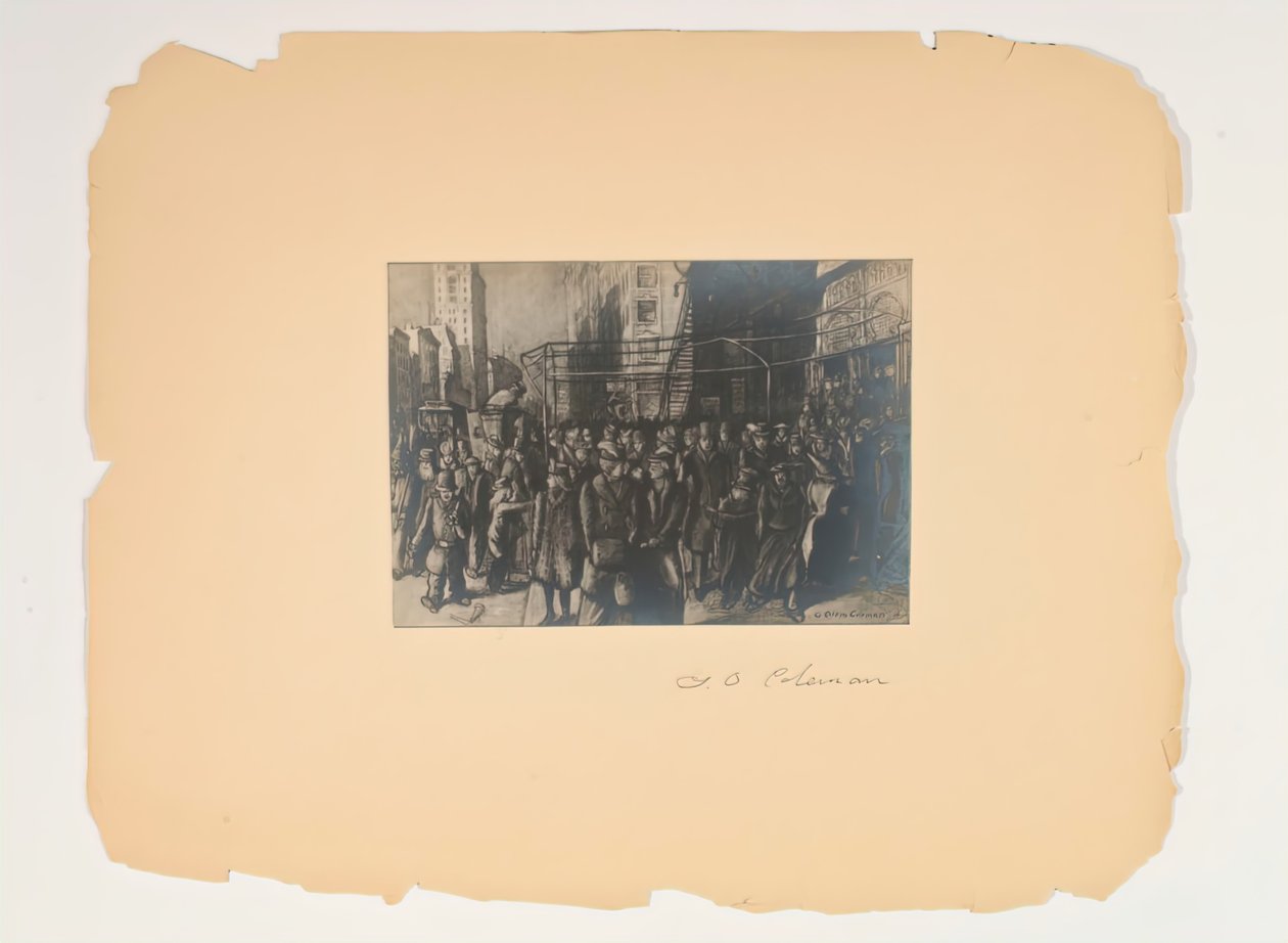Scenes from the Lives of the People, Portfolio Untitled by Glenn O Coleman