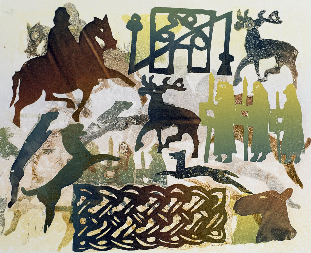 Ancient Travellers, 1995 by Gloria Wallington