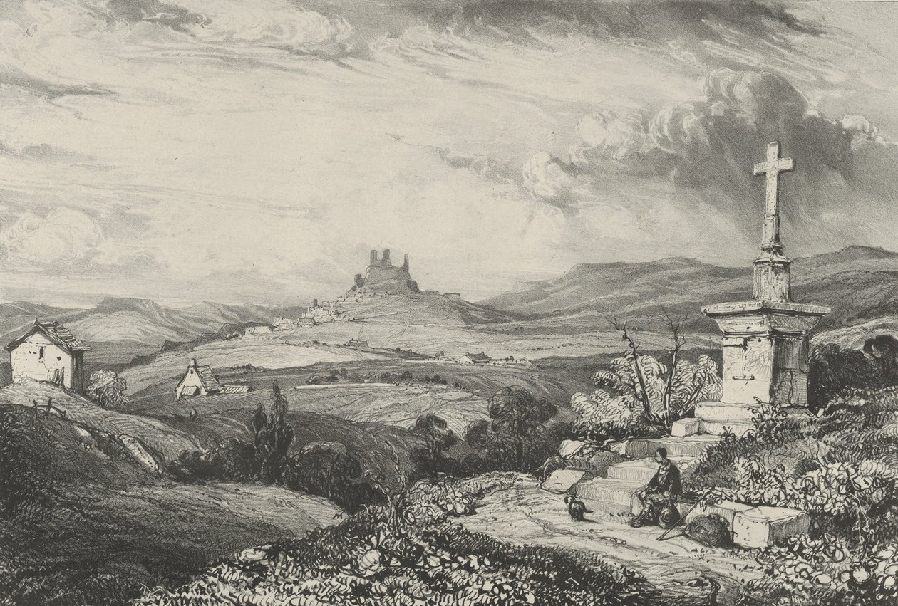 Château de Larderole, 1832 by Godefroy Engelmann