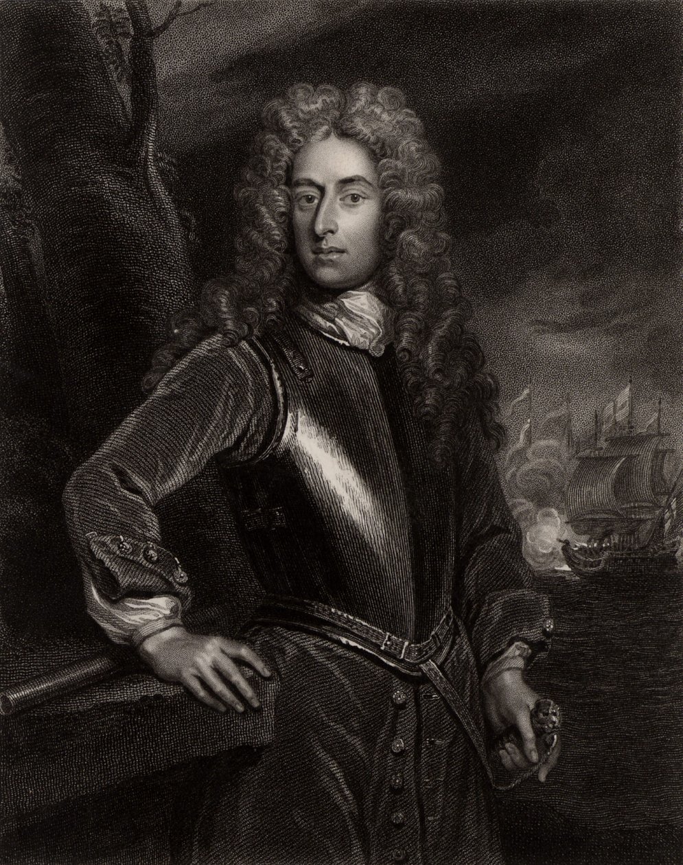 Portrait of George Byng by Godfrey (after) Kneller