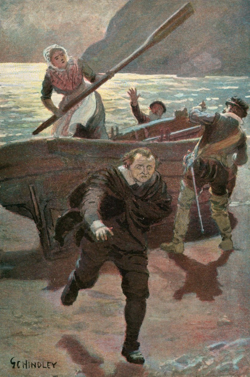 Illustration for Westward Ho! By Charles Kingsley by Godfrey C. Hindley