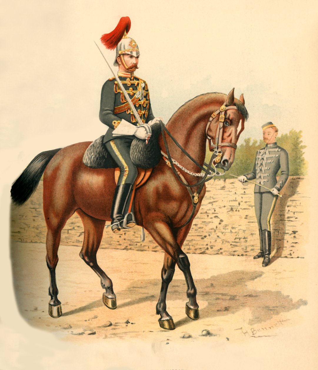 The 6th Regiment of Cavalry Hussars, Canada by Godfrey Douglas Giles