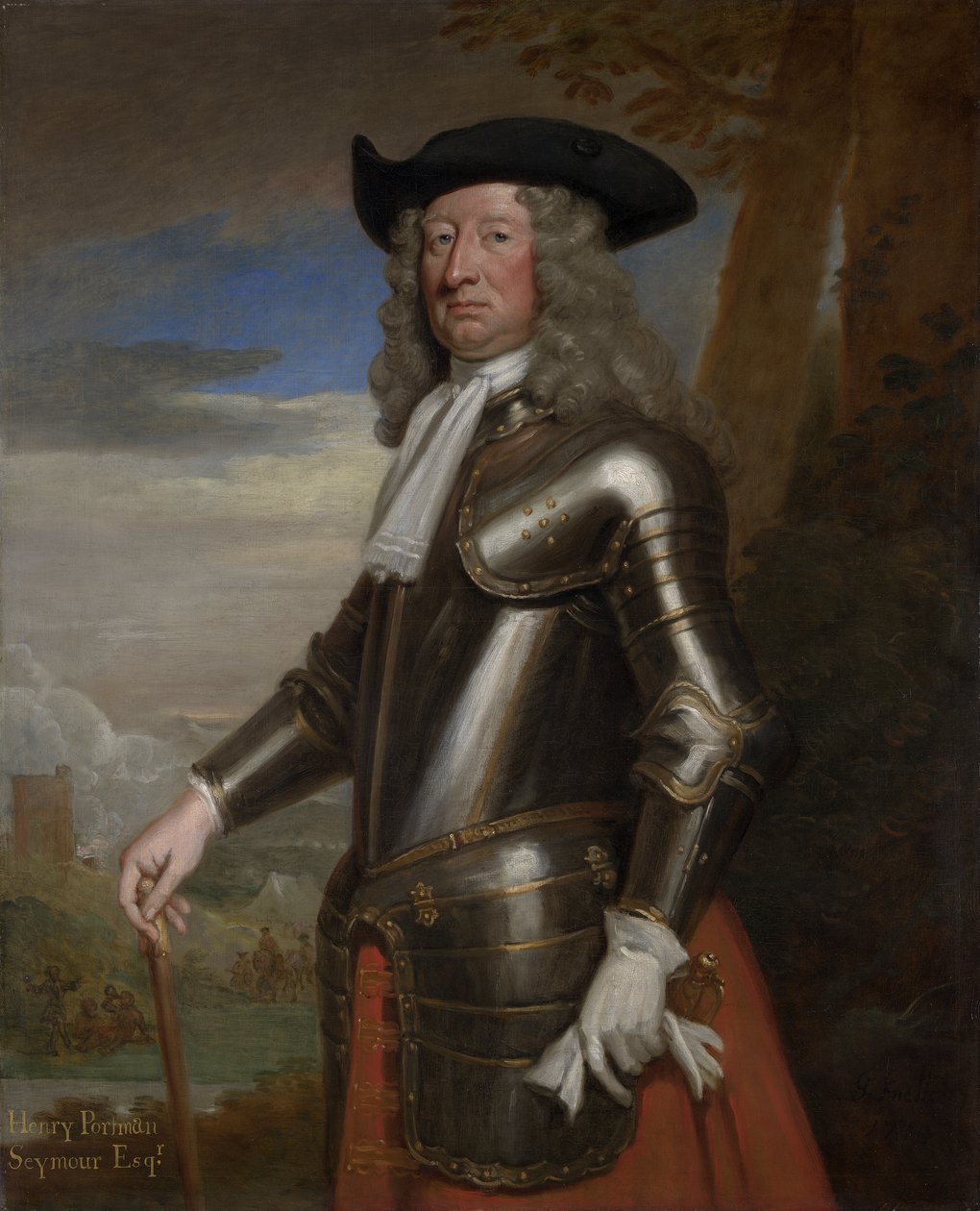 Henry Seymour Portman (c.1637-1728) by Godfrey Kneller